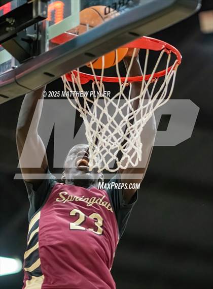 Thumbnail 2 in Springdale Prep vs. Kid Star Rising Christian Academy (Veterans Showcase 2025) photogallery.