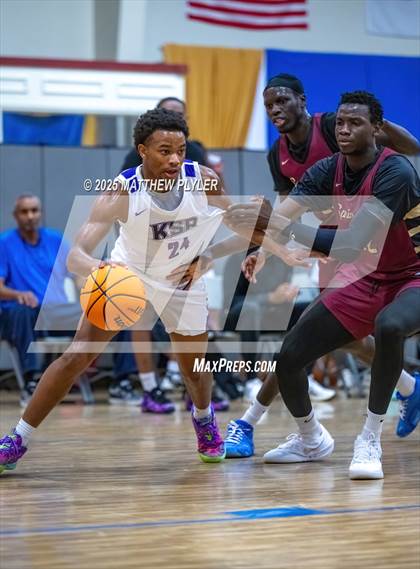 Thumbnail 1 in Springdale Prep vs. Kid Star Rising Christian Academy (Veterans Showcase 2025) photogallery.