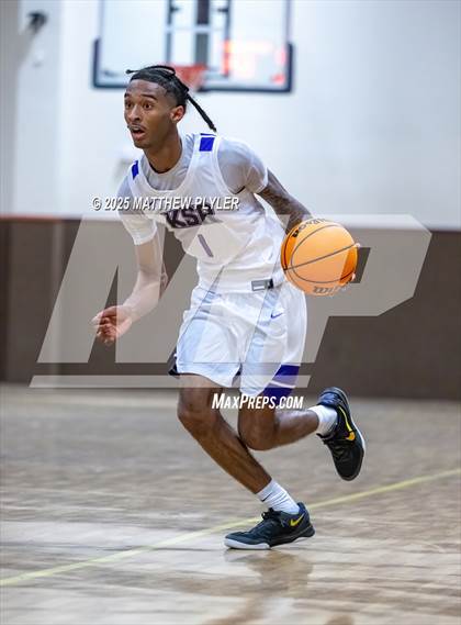 Thumbnail 1 in Springdale Prep vs. Kid Star Rising Christian Academy (Veterans Showcase 2025) photogallery.