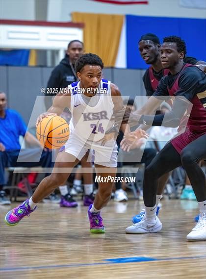 Thumbnail 3 in Springdale Prep vs. Kid Star Rising Christian Academy (Veterans Showcase 2025) photogallery.