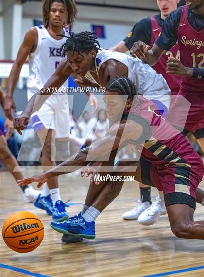 Thumbnail 1 in Springdale Prep vs. Kid Star Rising Christian Academy (Veterans Showcase 2025) photogallery.