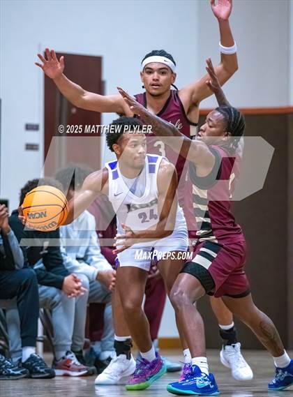 Thumbnail 1 in Springdale Prep vs. Kid Star Rising Christian Academy (Veterans Showcase 2025) photogallery.