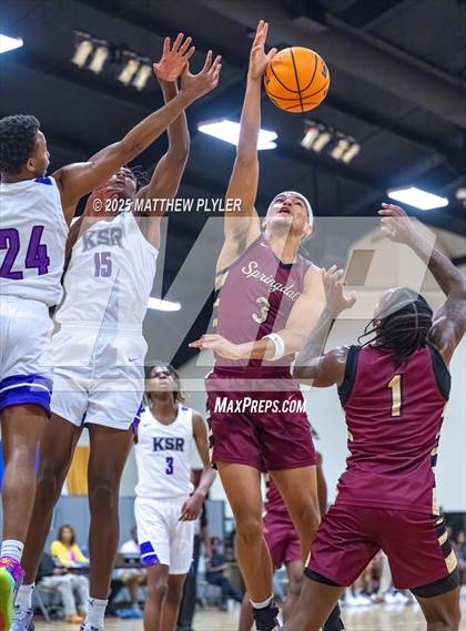 Thumbnail 3 in Springdale Prep vs. Kid Star Rising Christian Academy (Veterans Showcase 2025) photogallery.