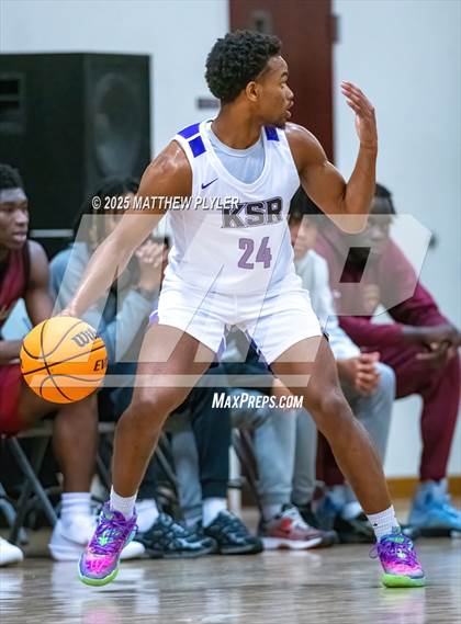 Thumbnail 2 in Springdale Prep vs. Kid Star Rising Christian Academy (Veterans Showcase 2025) photogallery.