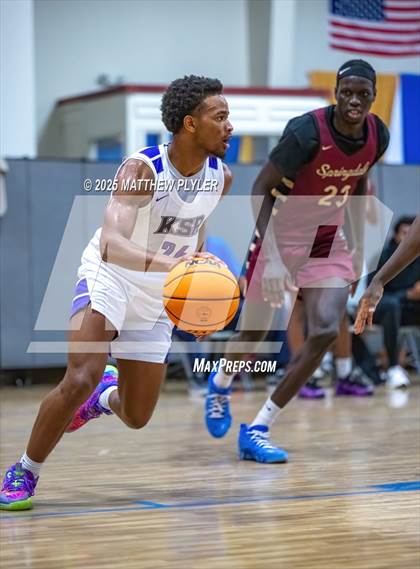 Thumbnail 3 in Springdale Prep vs. Kid Star Rising Christian Academy (Veterans Showcase 2025) photogallery.