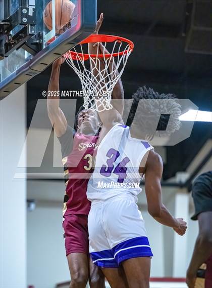 Thumbnail 2 in Springdale Prep vs. Kid Star Rising Christian Academy (Veterans Showcase 2025) photogallery.