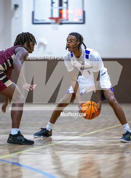 Thumbnail 3 in Springdale Prep vs. Kid Star Rising Christian Academy (Veterans Showcase 2025) photogallery.