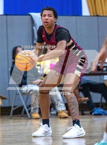 Thumbnail 3 in Springdale Prep vs. Kid Star Rising Christian Academy (Veterans Showcase 2025) photogallery.