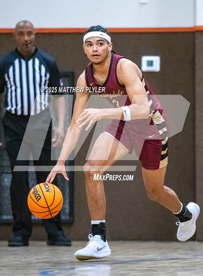 Thumbnail 1 in Springdale Prep vs. Kid Star Rising Christian Academy (Veterans Showcase 2025) photogallery.