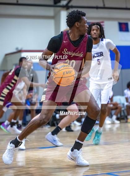 Thumbnail 3 in Springdale Prep vs. Kid Star Rising Christian Academy (Veterans Showcase 2025) photogallery.