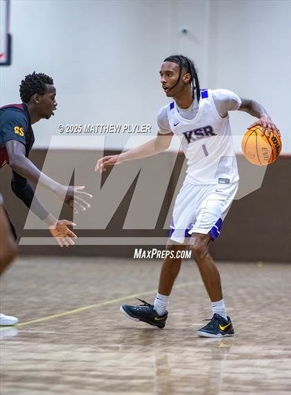 Thumbnail 3 in Springdale Prep vs. Kid Star Rising Christian Academy (Veterans Showcase 2025) photogallery.