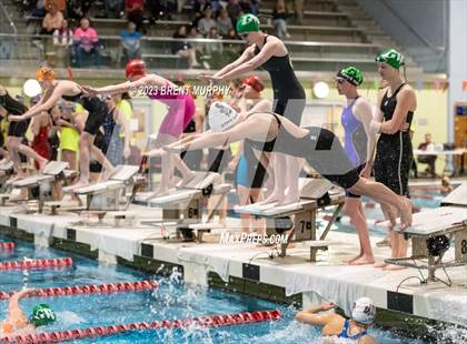 Thumbnail 2 in CHSAA 4A Girls Swimming - State Championship photogallery.