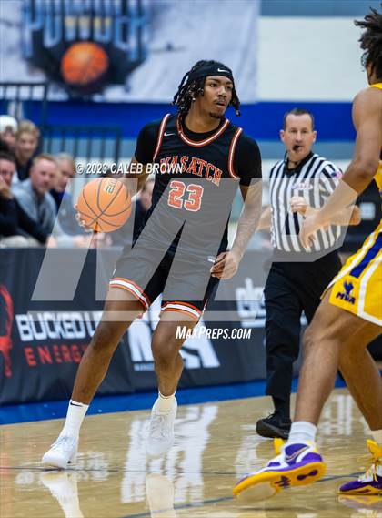 Thumbnail 3 in Montverde Academy vs Wasatch Academy (5 for the Fight Hoopfest) photogallery.