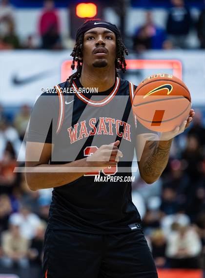 Thumbnail 2 in Montverde Academy vs Wasatch Academy (5 for the Fight Hoopfest) photogallery.