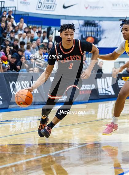 Thumbnail 2 in Montverde Academy vs Wasatch Academy (5 for the Fight Hoopfest) photogallery.
