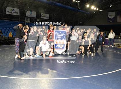 Thumbnail 1 in Bunn vs Newton-Conover (NCHSAA 2A Dual Team State Championships) photogallery.
