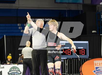Thumbnail 1 in Bunn vs Newton-Conover (NCHSAA 2A Dual Team State Championships) photogallery.