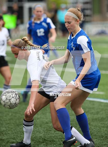 Thumbnail 3 in Jefferson Academy vs Peak to Peak (CHSAA 3A 2nd Round Playoff) photogallery.