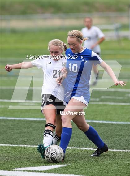 Thumbnail 1 in Jefferson Academy vs Peak to Peak (CHSAA 3A 2nd Round Playoff) photogallery.