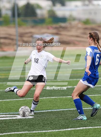 Thumbnail 1 in Jefferson Academy vs Peak to Peak (CHSAA 3A 2nd Round Playoff) photogallery.