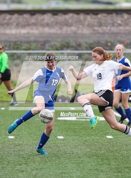 Thumbnail 2 in Jefferson Academy vs Peak to Peak (CHSAA 3A 2nd Round Playoff) photogallery.