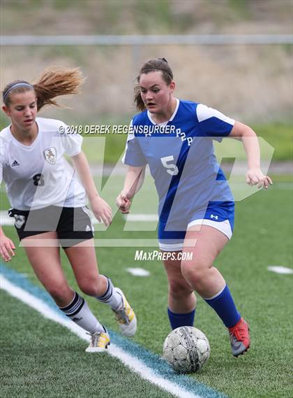 Thumbnail 2 in Jefferson Academy vs Peak to Peak (CHSAA 3A 2nd Round Playoff) photogallery.
