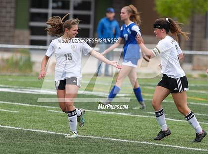Thumbnail 1 in Jefferson Academy vs Peak to Peak (CHSAA 3A 2nd Round Playoff) photogallery.