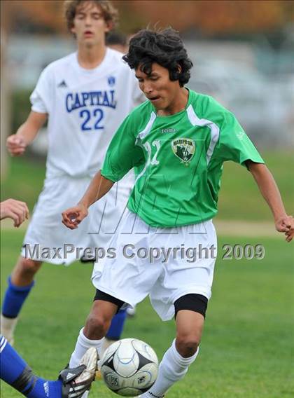 Thumbnail 1 in Mariposa County @ Capital Christian (CIF SJS D6 Playoffs) photogallery.