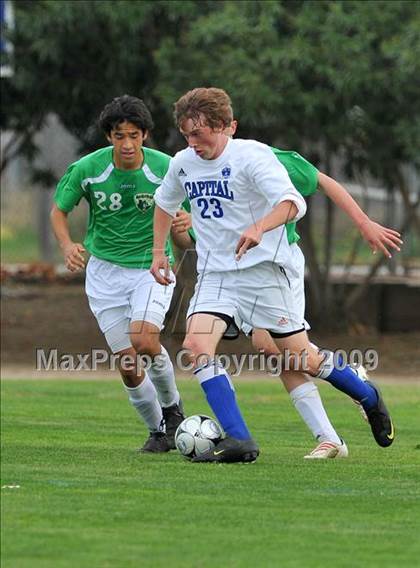 Thumbnail 1 in Mariposa County @ Capital Christian (CIF SJS D6 Playoffs) photogallery.
