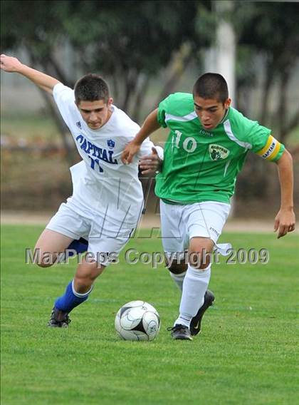 Thumbnail 1 in Mariposa County @ Capital Christian (CIF SJS D6 Playoffs) photogallery.