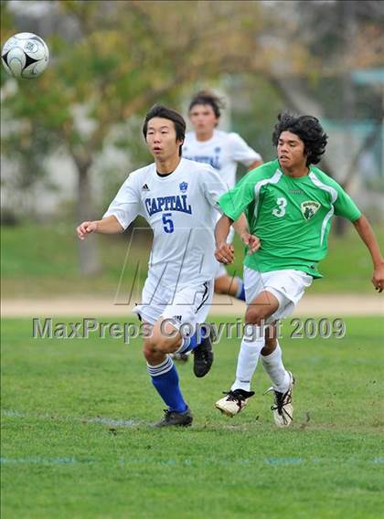 Thumbnail 2 in Mariposa County @ Capital Christian (CIF SJS D6 Playoffs) photogallery.