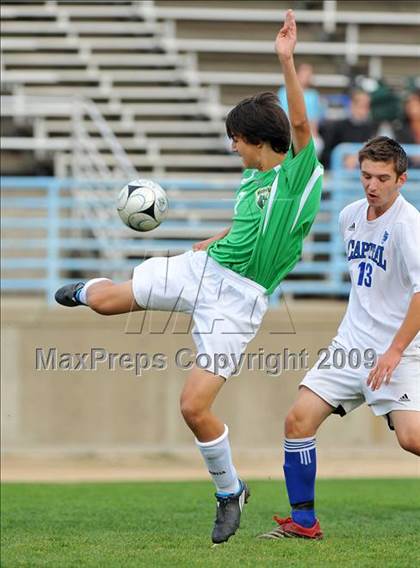 Thumbnail 2 in Mariposa County @ Capital Christian (CIF SJS D6 Playoffs) photogallery.