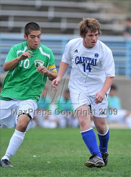 Thumbnail 3 in Mariposa County @ Capital Christian (CIF SJS D6 Playoffs) photogallery.