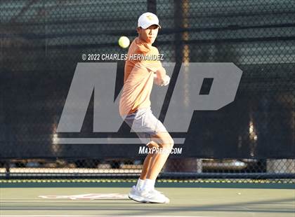 Thumbnail 2 in Southlake Carroll vs Round Rock Westwood (UIL 6A Team Tennis Semifinal) photogallery.