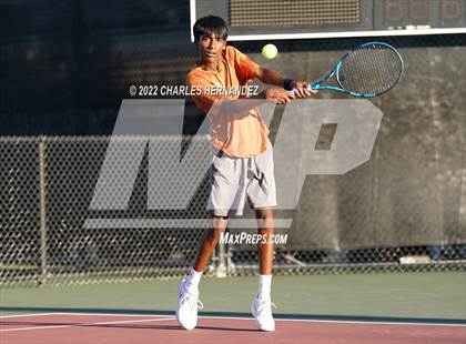 Thumbnail 3 in Southlake Carroll vs Round Rock Westwood (UIL 6A Team Tennis Semifinal) photogallery.
