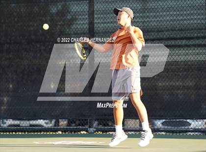 Thumbnail 2 in Southlake Carroll vs Round Rock Westwood (UIL 6A Team Tennis Semifinal) photogallery.