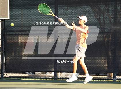 Thumbnail 3 in Southlake Carroll vs Round Rock Westwood (UIL 6A Team Tennis Semifinal) photogallery.