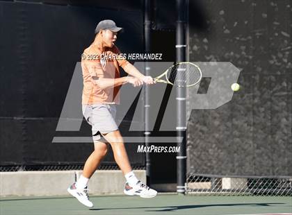 Thumbnail 3 in Southlake Carroll vs Round Rock Westwood (UIL 6A Team Tennis Semifinal) photogallery.