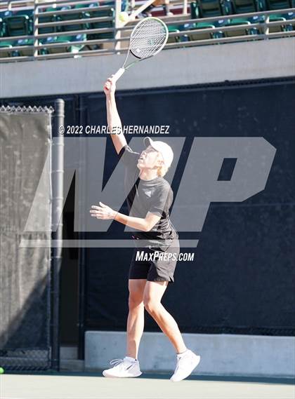 Thumbnail 2 in Southlake Carroll vs Round Rock Westwood (UIL 6A Team Tennis Semifinal) photogallery.