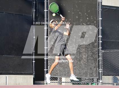 Thumbnail 2 in Southlake Carroll vs Round Rock Westwood (UIL 6A Team Tennis Semifinal) photogallery.
