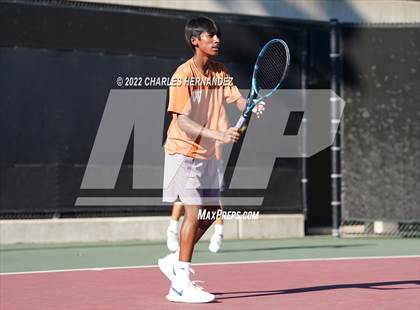 Thumbnail 1 in Southlake Carroll vs Round Rock Westwood (UIL 6A Team Tennis Semifinal) photogallery.