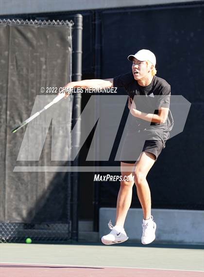 Thumbnail 1 in Southlake Carroll vs Round Rock Westwood (UIL 6A Team Tennis Semifinal) photogallery.