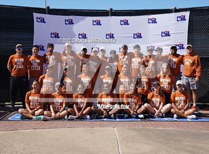 Thumbnail 3 in Southlake Carroll vs Round Rock Westwood (UIL 6A Team Tennis Semifinal) photogallery.