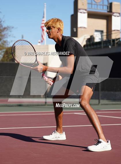 Thumbnail 1 in Southlake Carroll vs Round Rock Westwood (UIL 6A Team Tennis Semifinal) photogallery.