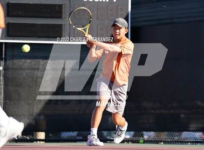 Thumbnail 1 in Southlake Carroll vs Round Rock Westwood (UIL 6A Team Tennis Semifinal) photogallery.