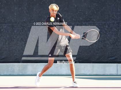 Thumbnail 2 in Southlake Carroll vs Round Rock Westwood (UIL 6A Team Tennis Semifinal) photogallery.