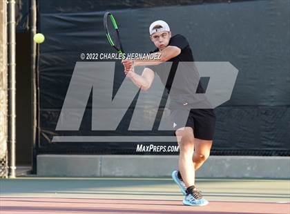 Thumbnail 2 in Southlake Carroll vs Round Rock Westwood (UIL 6A Team Tennis Semifinal) photogallery.