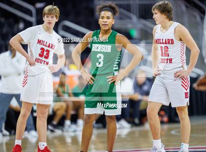 Thumbnail 3 in Millard South vs. Benson photogallery.