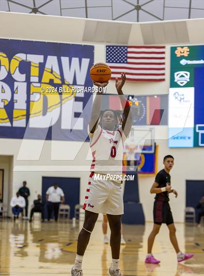 Thumbnail 2 in Jackson Prep vs. Choctaw Central photogallery.