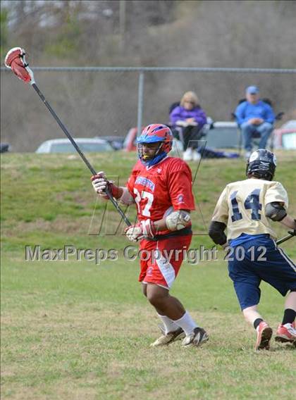 Thumbnail 3 in Sumner Spartans [Hendersonville/Beech/Hyde/Station Camp/Aaron Academy]  vs Lafayette (Knoxville Lacrosse Festival) photogallery.